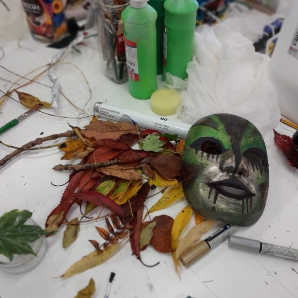 A mask from the workshop